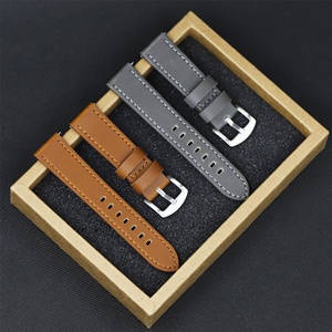 Unisex Sport di lusso genuino pazzo cavallo cinturino in pelle per <span class=keywords><strong>GT2</strong></span> <span class=keywords><strong>Pro</strong></span> e Smart <span class=keywords><strong>Watch</strong></span> fascia traspirante - Product Image 2
