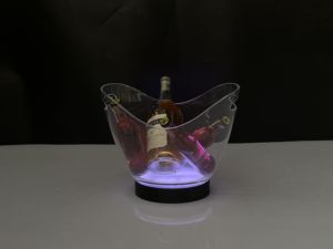 Enfriador de botellas de vino de doble Mango, personalizado, color gris, acrílico, Ganso, <span class=keywords><strong>vodka</strong></span>, cubos de hielo para KTV - Product Image 6