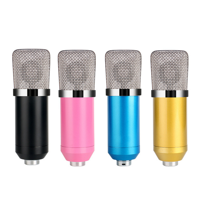 Factory Low OEM MOQ Bm700 Bm-700 Condenser Microphone with USB for Live Broadcast