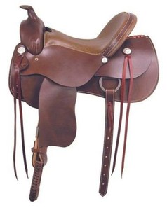 Meilleure Selle de Dressage Traditionnelle Australienne pour l'Équitation sur Sentier, Confort et Performance, Arceau en Bois, Cuir - Product Image 1