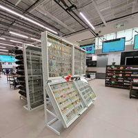 Présentoir de cartes à collectionner repositionnable en métal et acrylique, moderne et écologique, pour la vente au détail et la vente en gros