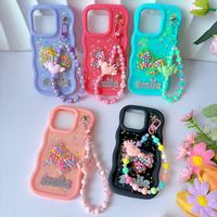 Vente flash Mode pour TECNO SPARK 40 PRO PLUS / HOT 60 PRO PLUS Bracelet à perles Design pour filles et femmes Coque de téléphone