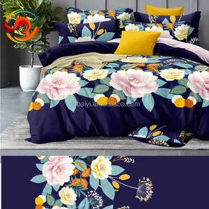 Wholesale polyester bed pillowcase 3d Printed bedding comforter cover sets luxury queen size designers bed sets