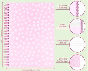 Cuaderno Espiral Económico 2025 para Estudiantes, Mini Libreta de Ejercicios, Agenda - Product Image 3