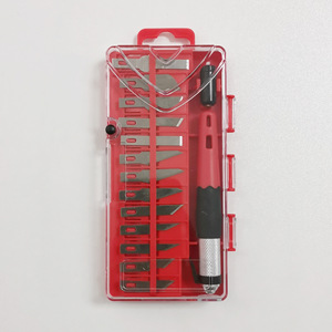 Craft Knife Set 15 Piece High Carbon Steel With Led Light For Wood Carving Arts And Crafts Tools - Product Image 1