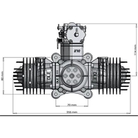 Moteur à essence DLE111 pour modèle d'avion RC - Ventes flash 2023