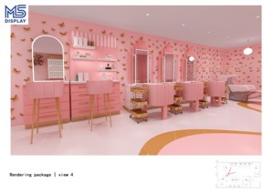 Mesa <span class=keywords><strong>de</strong></span> Espejo para Peluquería M&S, Mesa <span class=keywords><strong>de</strong></span> Manicura, Silla para Salón <span class=keywords><strong>de</strong></span> Belleza, <span class=keywords><strong>Diseño</strong></span> Interior para Barbería, <span class=keywords><strong>Diseño</strong></span> Personalizado Integral - Product Image 5