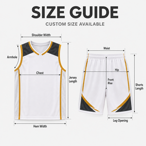 Uniforme de basket-ball personnalisé pour les jeunes, ensemble de maillot sans manches en maille respirante à col en V et short pour les tournois scolaires de basket-ball - Product Image 5