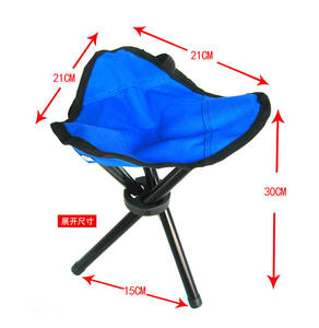 Outdoor Leisure Portable Folding Chair Three-Legged <b>Stool</b> Camping Travel Picnic Outdoor Activities Fishing Accessories - Product Image 6