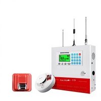 Système d'alarme incendie, Panneau de commande d'alarme incendie, Détecteur de fumée sans fil en réseau, Modèle JTY-AN-504C, Codage gratuit