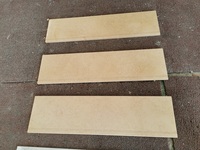 Prix des carreaux de marche d'escalier interne en pierre de marbre Beige égyptien antidérapant poli pour la décoration Vila