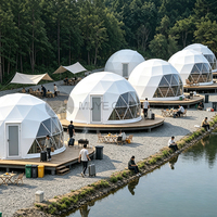 Dôme géodésique en PVC, imperméable, ignifuge, quatre saisons, écologique, pour camping et sites touristiques – Fournisseur direct usine