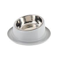Bols pour animaux de compagnie mangeoires mignon bol pour chien en acier inoxydable bols de nourriture pour animaux de compagnie bon marché