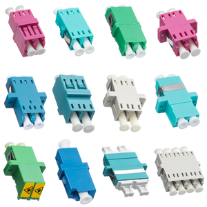 LC UPC マルチモード シンプレックス MM OM4 光ファイバーアダプター/カプラーフランジなし 光ファイバー機器およびFTTH用 - Product Image 5