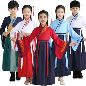 En el Día del Niño, los <span class=keywords><strong>trajes</strong></span> <span class=keywords><strong>de</strong></span> actuación eran Hanfu, <span class=keywords><strong>trajes</strong></span> antiguos y estilo escolar. Los niños y las niñas actuaron en el papel <span class=keywords><strong>de</strong></span> - Product Image 1