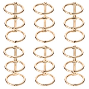 Chất Lượng Cao 3 Vòng Chất Kết Dính Nam Châm Sắt Đòn Bẩy Clip Văn Phòng Lỏng Lá Kim Loại Bảng Lịch Chất Kết Dính Vòng Kẹp Giấy Văn Phòng Phẩm - Product Image 3