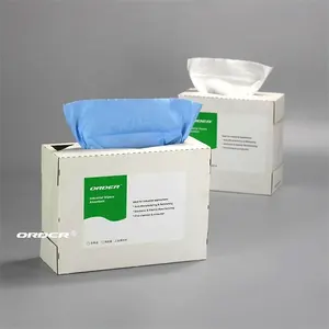 Factory Wholesale Pop-up Box Light-Duty Industrial Disposable Cleaning Dust-free Cloths Wipers