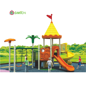 Divertida Zona <span class=keywords><strong>de</strong></span> Juegos Infantil <span class=keywords><strong>de</strong></span> la Marca GMICH, Parque Infantil al Aire Libre, Emocionante Tobogán <span class=keywords><strong>de</strong></span> Plástico Resistente, Equipo Seguro con 1 Año <span class=keywords><strong>de</strong></span> Garantía - Product Image 1