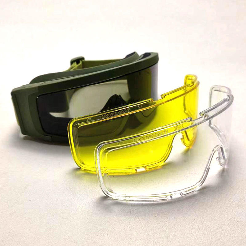 green frame anti-fog lens set