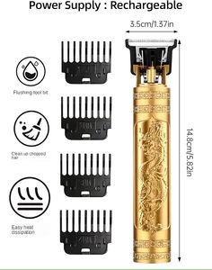 Máquina Cortapelos Recargable Profesional para Hombre, Afeitadora de Barba, Recortadora para Barberos, Venta al Por Mayor, NUEVO - Product Image 2