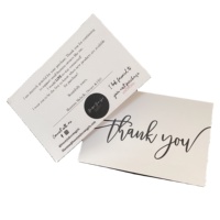 Impresión de Tarjetas de Visita Personalizadas de Alta Calidad / Tarjetas de Felicitación y Agradecimiento