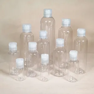 便宜的价格5毫升30毫升50毫升塑料包装pet瓶化妆品透明空pet瓶