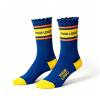 Chaussettes de padel rembourrées pour jeunes, échantillon gratuit, pour tournois professionnels en extérieur, en coton peigné de qualité supérieure, avec soutien de la voûte plantaire, séchage rapide, haute performance