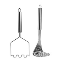 Aardappelstamper Roestvrij Staal Beste Aardappelpuree Stamper Keukengereedschap Aardappelsmasher Voor Avocad Bonen Pureren Gebruiksvoorwerp