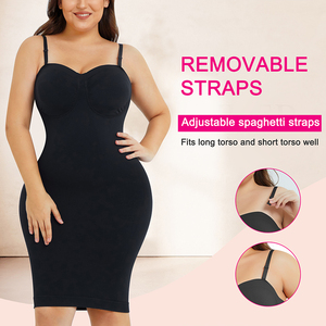 <strong>Strapless</strong> <strong>Body</strong> <strong>Shaper</strong> Slips Seamless Tummy <strong>Control</strong> <strong>Shaper</strong> Dress Bodycon Built in Bra Bodycon Dress - Product Image 3