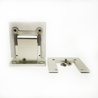 Ensemble complet de quincaillerie pour porte de douche coulissante sans cadre en acier inoxydable 304 316 pour salle de bain, hôtel, usage commercial