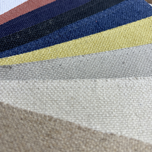 Tela de algodón de lino de alta calidad para muebles, sofá, gran oferta, 45% algodón, 55% tela de sofá de lino <span class=keywords><strong>Abner</strong></span> - Product Image 2