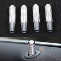 4 pièces en alliage d'aluminium pour Mercedes Benz C W205 GLC GLE E W213 CLA GLA a Class Accessoires