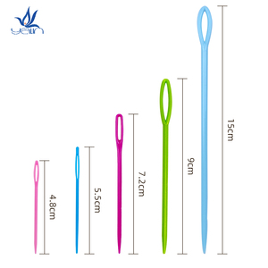 Accesorio de costura de plástico portátil, hilo de coser a mano, tapiz de zurcir, agujas de cordón para manualidades DIY, estilo Simple cosido - Product Image 2