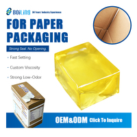 Colle thermofusible pour carton, colle de scellement pour carton, pour les lignes d'emballage de boîtes en carton ondulé