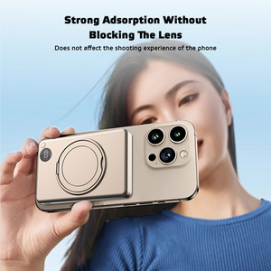Batterie Externe Magnétique Sans Fil à Charge Rapide 10000 mAh en Alliage d'Aluminium avec Support Rotatif et Fixation - Product Image 4
