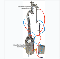 Alambic électrique à reflux avec plaques à bulles en cuivre et colonne en verre pour whisky et vodka 50L 100L