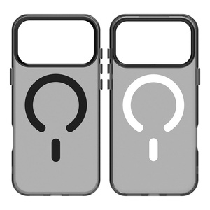 Étui magnétique transparent IMD double couche couleur bonbon, compatible avec 17 PRO MAX, <span class=keywords><strong>coque</strong></span> mate anti-chute pour 15/14 - Product Image 6