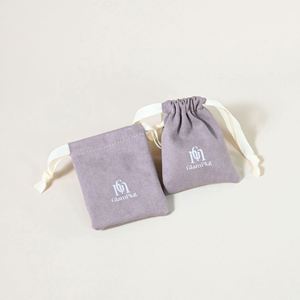 Customized Recyclable Velvet Jewelry <b>Storage</b> Drawstring Bag Souvenir Jewelry Pouch with Customized Color & Size - Product Image 2