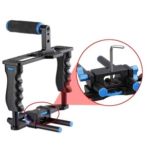 De aleación de aluminio profesional DSLR Cámara jaula SLR Video jaula con agarre de la mano de nivel de manejar para Canon 5D mark II/<span class=keywords><strong>III</strong></span> - Product Image 2