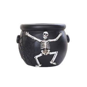 <span class=keywords><strong>Pot</strong></span> de fleurs en résine en forme de <span class=keywords><strong>pot</strong></span> de sorcière, nouveau style amusant pour Halloween, disponible en gros et en stock - Product Image 5