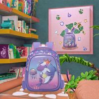 Niedlicher Rosa Einhorn-Cartoon Schulrucksack für Mädchen Modische Kindertasche