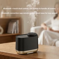 Diffuseur d'arômes sans eau de 200 ml, nébuliseur à air froid à faible bruit, machine à parfum aux huiles essentielles contrôlée par application pour la maison et l'hôtel