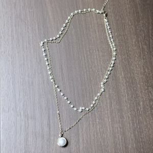 महिलाओं के लिए नई फैशन नकली मोती हार का आभूषण महिलाओं के लिए प्रत्यक्ष कारखाने के फैंसी आभूषण से गोल आकार का पेलेंट हार - Product Image 6