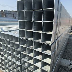 Fábrica Preço Baixo Mergulho Quente Galvanizado Tubo De Aço Quadrado 1/2 3/4 1 1.5 Inch 6m Pré Galvanizado Tubo Quadrado - Product Image 4