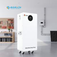 SRNE SE15B 48V 51.2V 300Ah 15kWh Baterai Penyimpanan Energi LiFePO4 untuk Sistem Surya dengan Pengontrol MPPT Inverter Gelombang Sinus Murni
