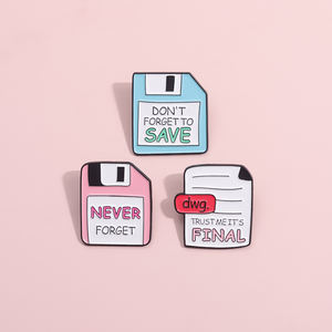 ไม่เคยลืมไว้ใจฉันมันเป็นเข็มกลัดสุดท้ายบันทึกรายการโน้ตเข็มกลัดเคลือบบัตรลายการ์ตูนสร้างสรรค์ของขวัญ - Product Image 2