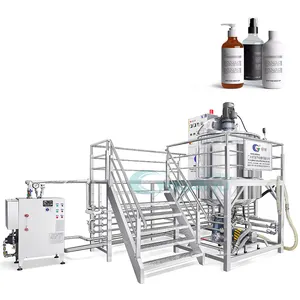 1000L Open Type Heating Homogeneous Mixing Machine Paste Cream Cosmetic Blending Machine Sanitizer Detergent Making Equipment