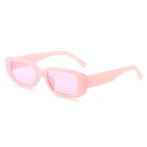 Vente en gros bon marché Lunettes de soleil carrées à monture classique à la mode Options de couleur pour femmes Transparent <span class=keywords><strong>Jaune</strong></span> Gris Thé PC à monture en verre - Product Image 4