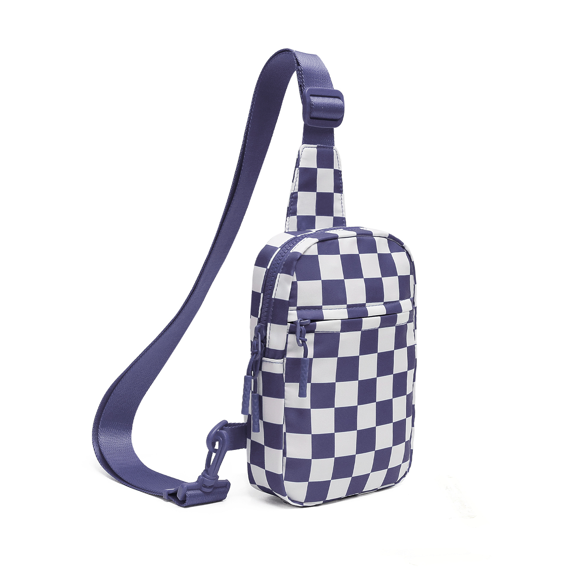 Foggy-violet à carreaux