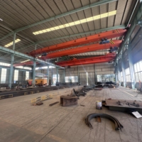 Grue métallurgique à double poutre de type QDy 16-50 tonnes avec moteur PLC, portée de 10,5 m et hauteur de levage de 16 m
